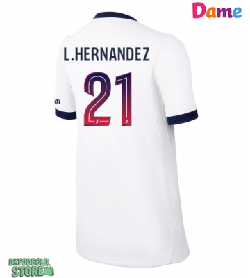 Paris Saint-Germain Lucas Hernandez #21 Replika Udebanetrøje Dame 2026-27 Kortærmet